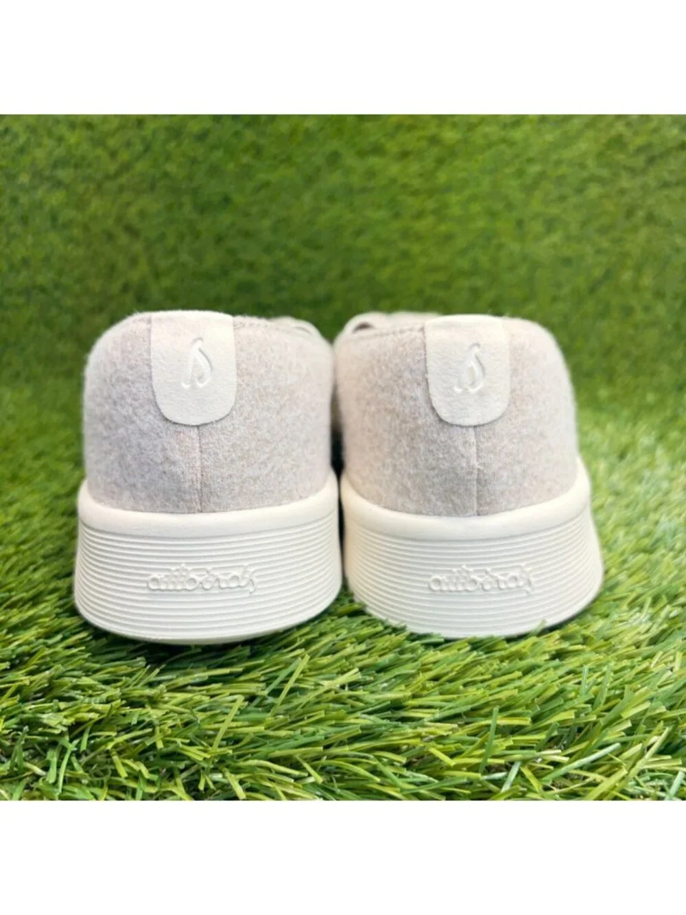 Allbirds Wool Cruiser Slip-On Mens Size 12.5 Beige Cream Casual Walking Shoes